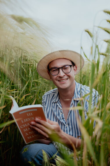 influenceur portrait champs livre