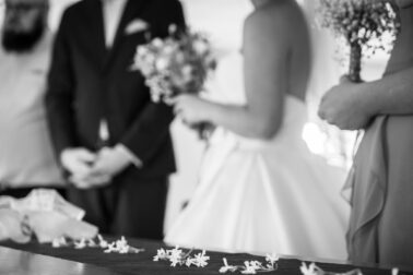 petites fleurs table cérémonie civile